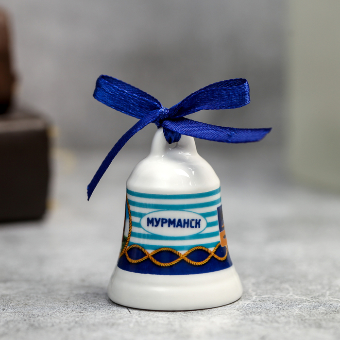 

Колокольчик «Мурманск. Мемориал погибшим морякам», Белый;разноцветный, Мурманск