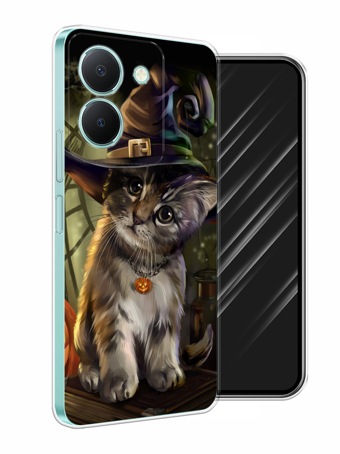 

Чехол Awog на Vivo Y36 "Кот на Хэллоуин", Зеленый;серый, 268950-2