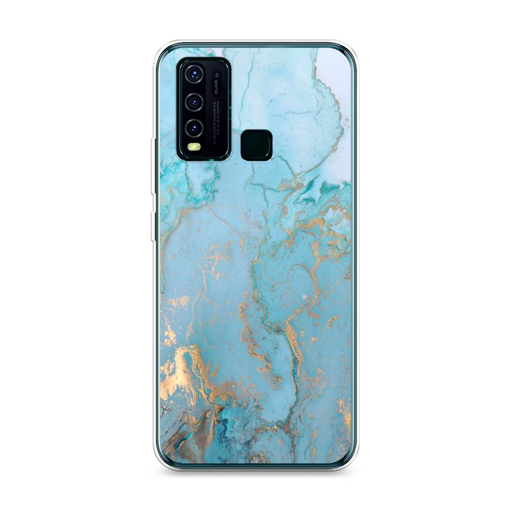 

Чехол Awog на Vivo Y30/Y50 "Голубой мрамор рисунок", Разноцветный, 262650-3