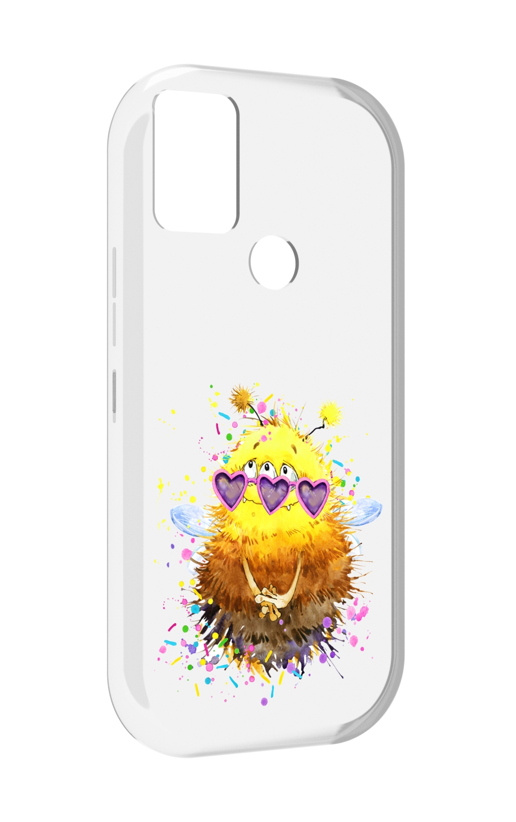 

Чехол MyPads Пушитый шмель для UMIDIGI A9, Прозрачный, Tocco