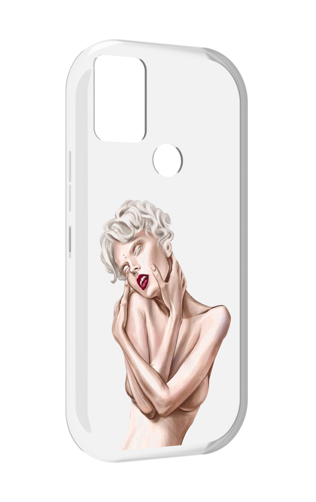 

Чехол MyPads Мигера женский для UMIDIGI A9, Прозрачный, Tocco