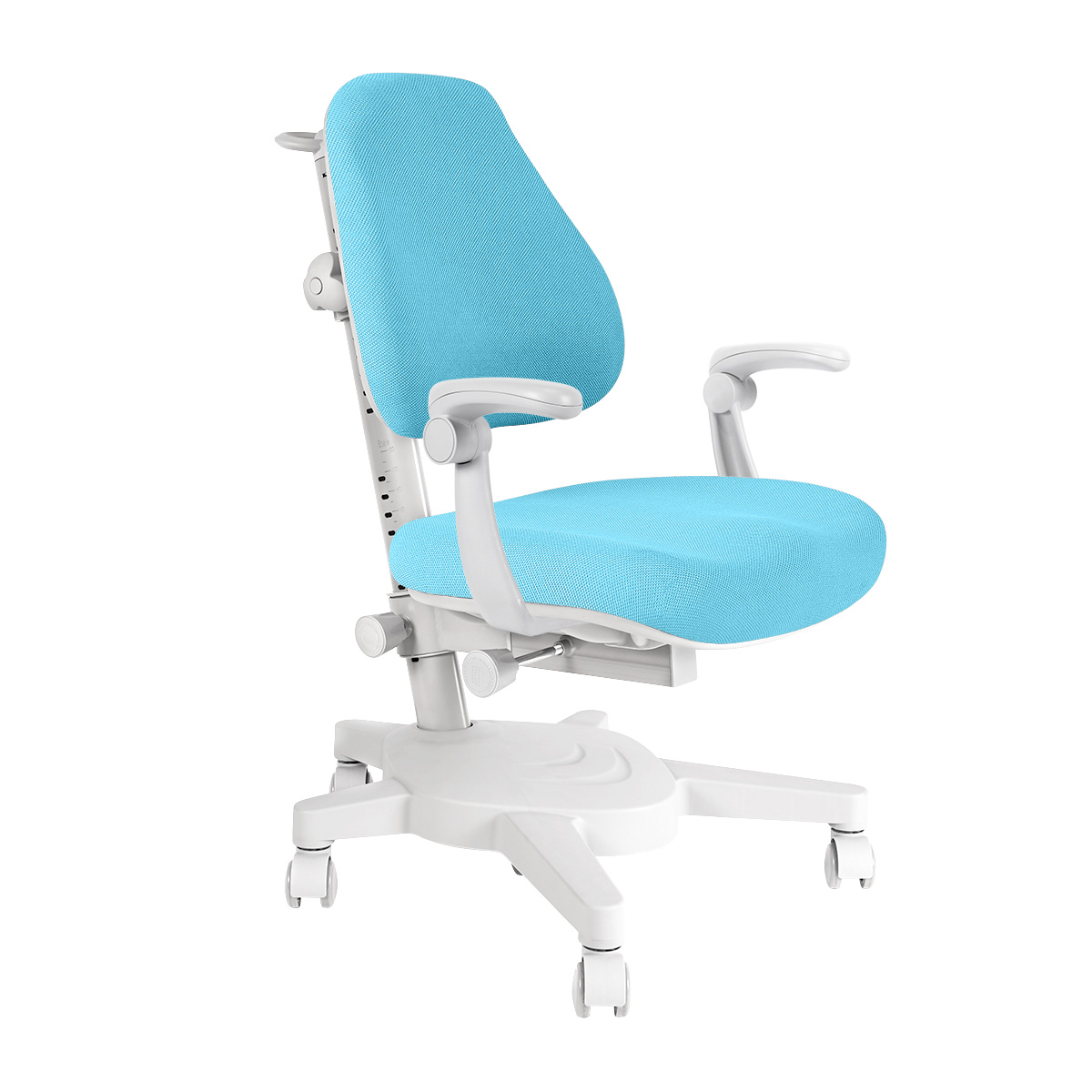 фото Детское кресло anatomica armata с подлокотниками цвет голубой