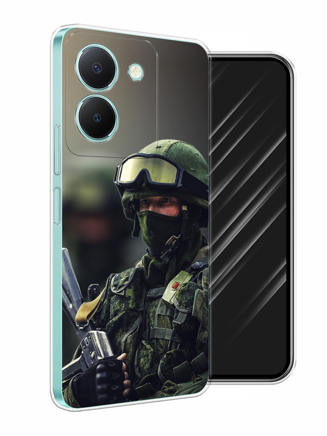 

Чехол Awog на Vivo Y36 "Солдат", Зеленый;серый, 268950-5