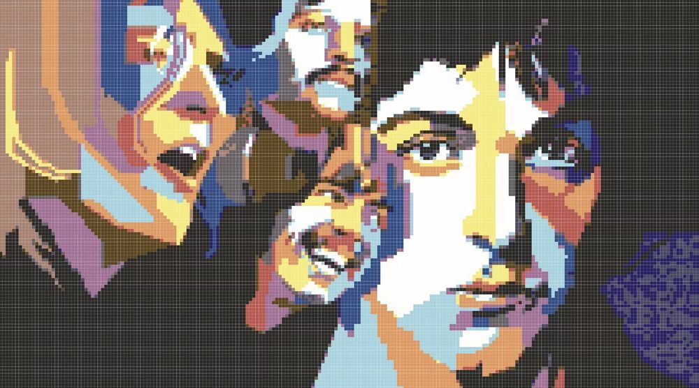 

Рисунок на ткани Конёк The Beatles