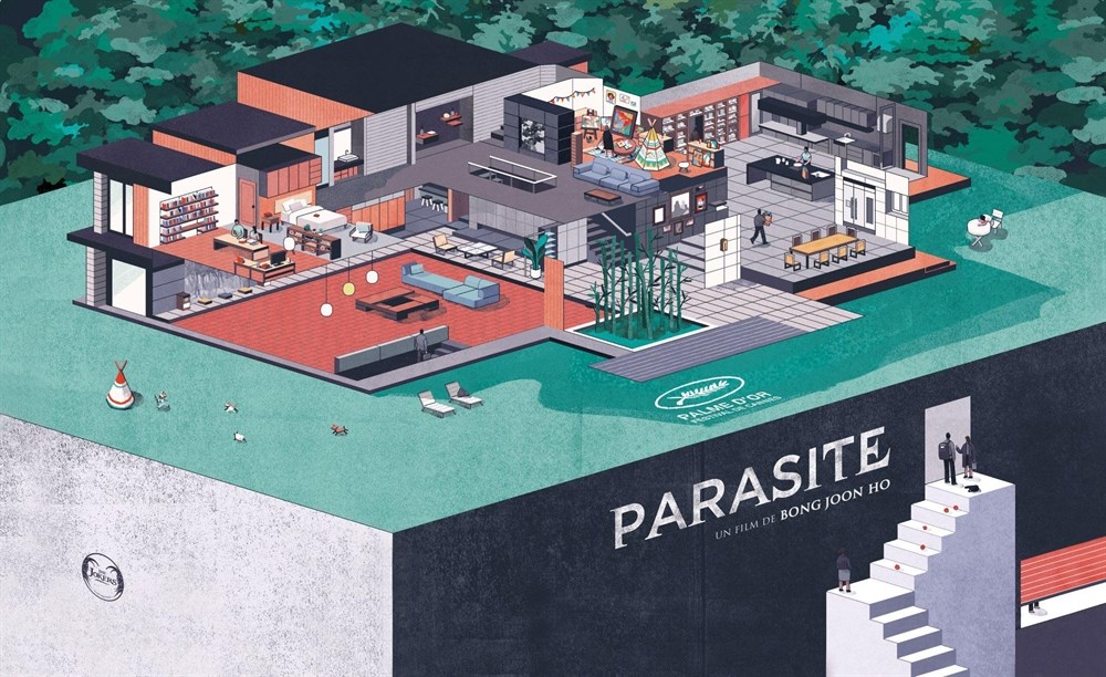 

Постер к фильму "Паразиты" (Parasite) A2