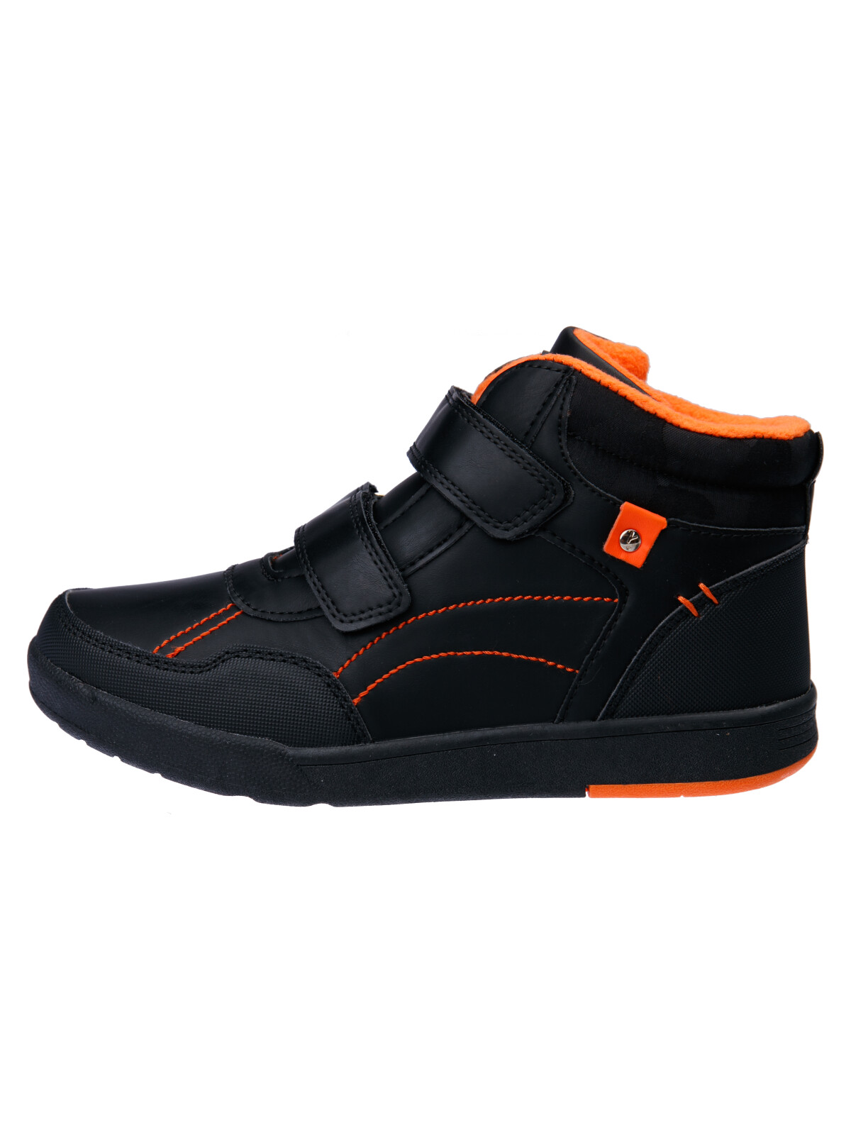 Ботинки для мальчиков PlayToday, черный,оранжевый, 37