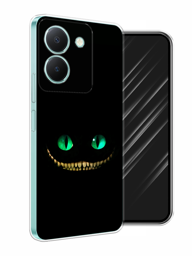 

Чехол Awog на Vivo Y36 "Зеленоглазый чеширский кот", Черный, 268950-10