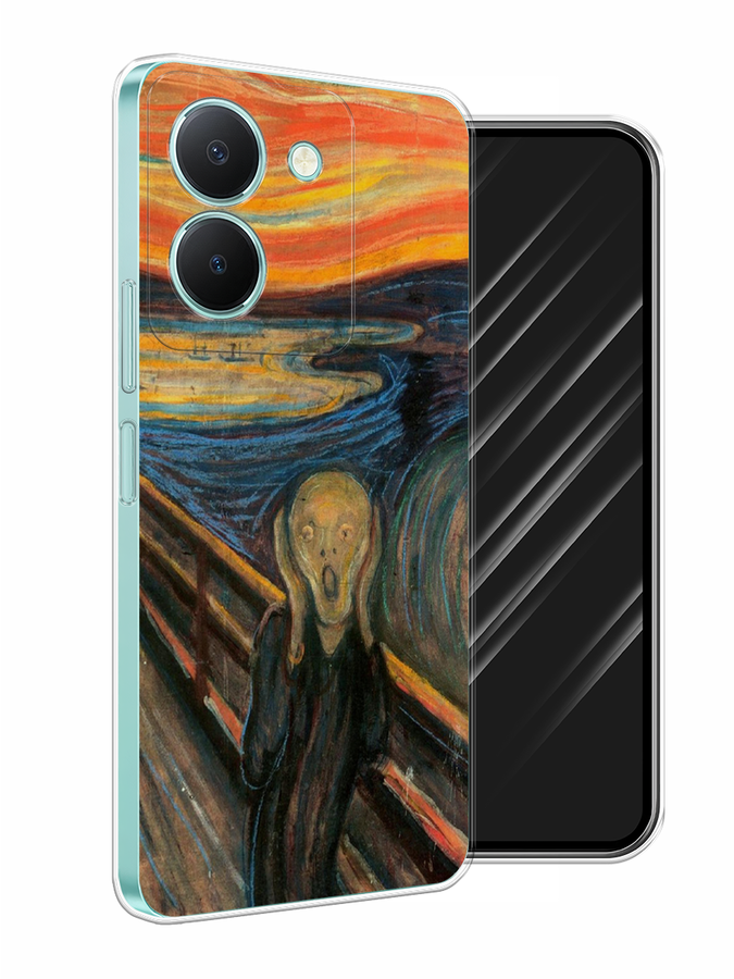 

Чехол Awog на Vivo Y36 "Крик", Оранжевый;синий;серый, 268950-9