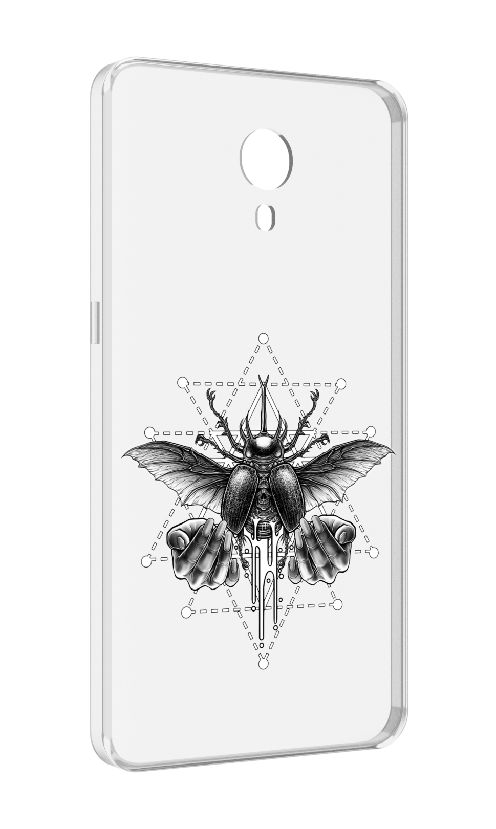 

Чехол MyPads скарабей для Meizu M3 Note, Прозрачный, Tocco