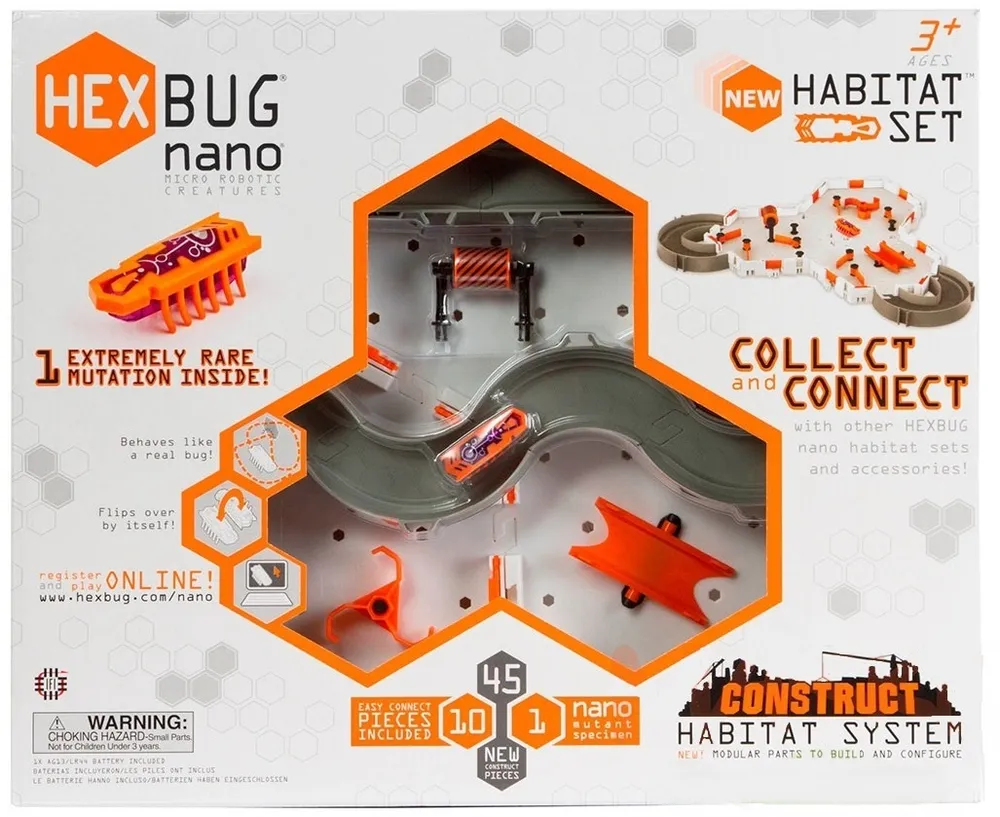 фото Hexbug - большой игровой набор с 2мя нано-роботами №1 (10 элементов, 2 робота) nobrand