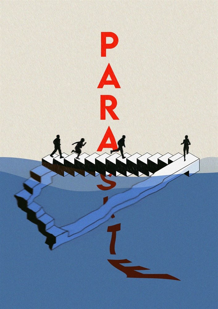 

Постер к фильму "Паразиты" (Parasite) A3