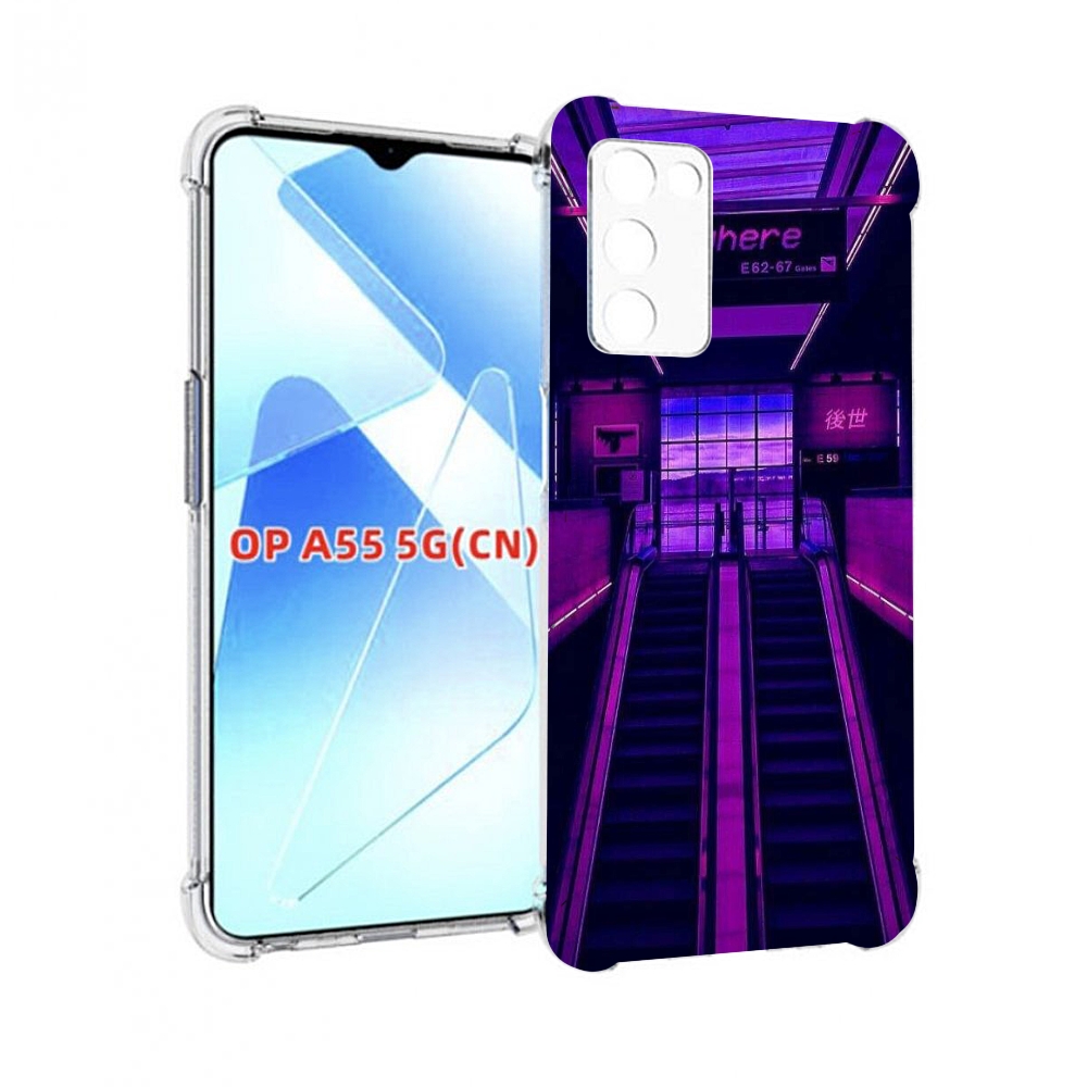 

Чехол MyPads фиолетовый эскалатор для Infinix Zero X Neo, Прозрачный, Tocco