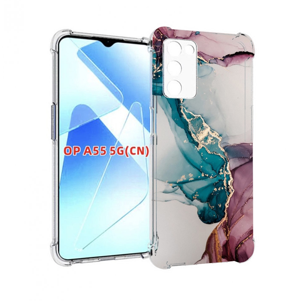 

Чехол MyPads фиолетовый синий краски для Infinix Zero X Neo, Прозрачный, Tocco