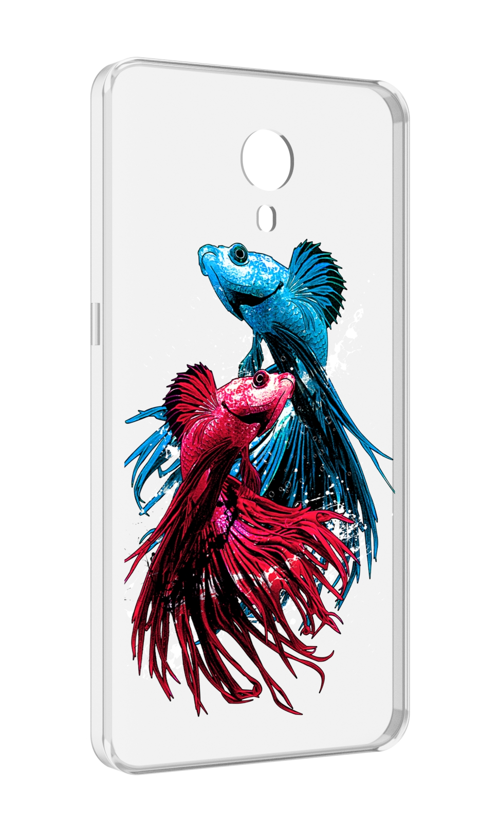 

Чехол MyPads рыбы петушки для Meizu M3 Note, Прозрачный, Tocco