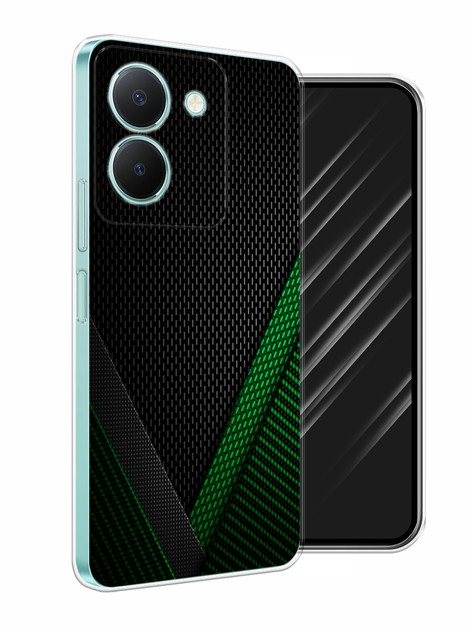 

Чехол Awog на Vivo Y36 "Зеленый карбон", Черный;зеленый, 268950-3