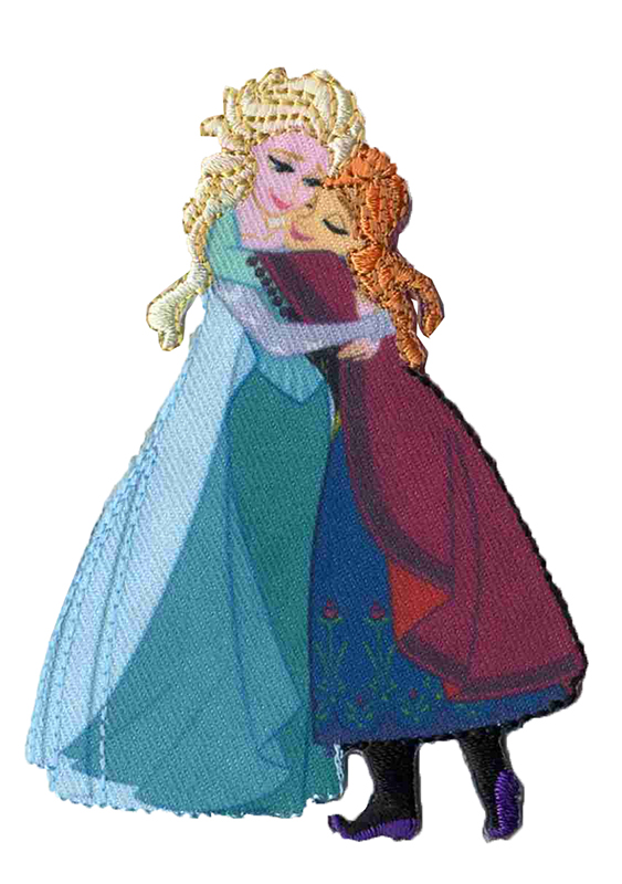 

34006/1SB Термоаппликация HKM Anna & Elsa
