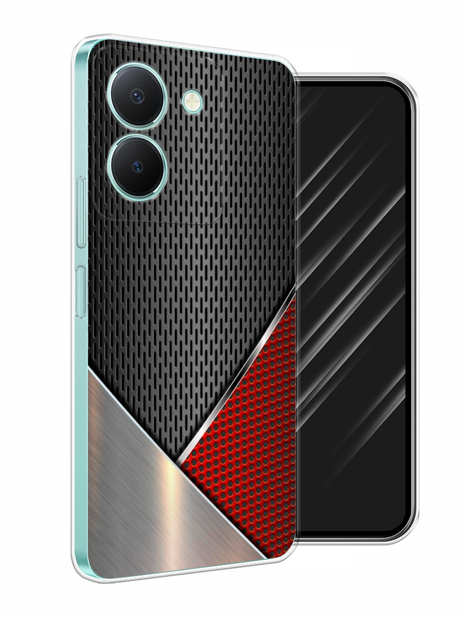 

Чехол Awog на Vivo Y36 "Стальной металл", Черный;красный;серебристый, 268950-3