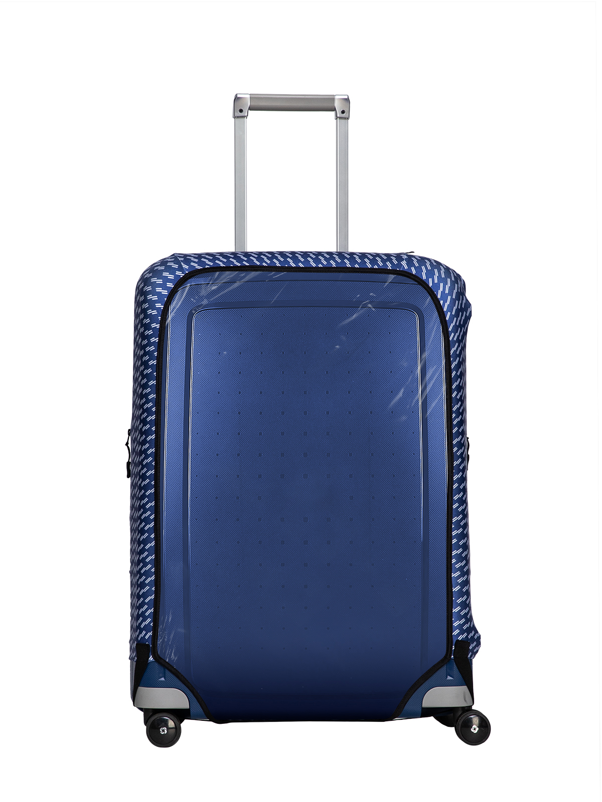 

Чехол для чемодана Routemark Crystal blue/white, Синий;белый;прозрачный, Crystal