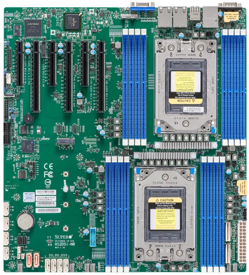 

Материнская плата Supermicro H12DSi-N6 (MBD-H12DSI-N6-B), H12DSi-N6