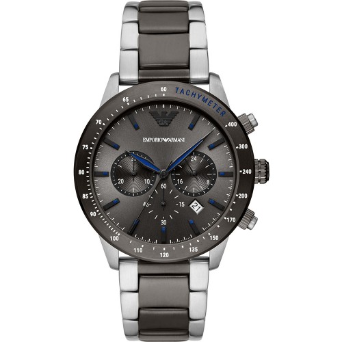 

Наручные часы мужские Emporio Armani AR11391 серебристые/черные, AR11391
