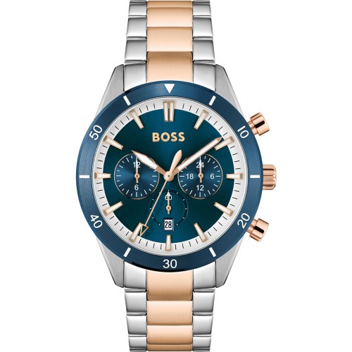 Наручные часы мужские HUGO BOSS HB1513937 серебристые/золотистые США