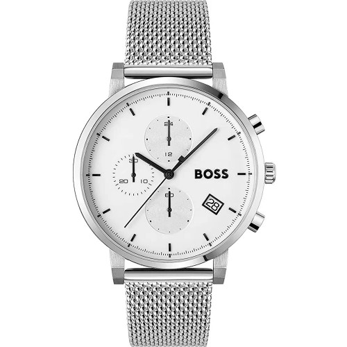 

Наручные часы мужские HUGO BOSS HB1513933 серебристые, HB1513933
