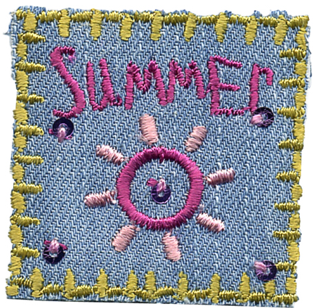 

32830/1SB Термоаппликация HKM SUMMER, Разноцветный