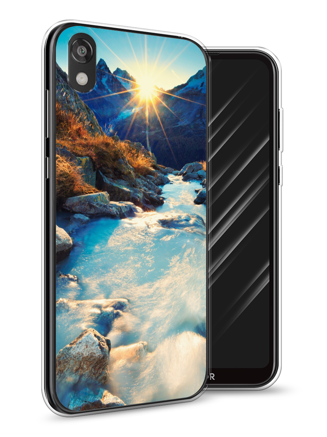 

Чехол Awog на Huawei Y5 2019 "Восход 7", Коричневый;белый;голубой, 69050-4