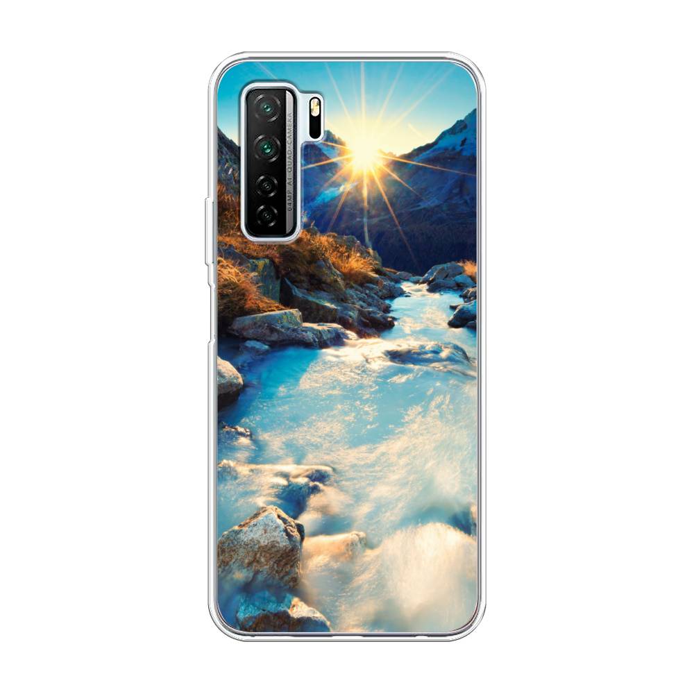 

Чехол Awog на Huawei P40 lite 5G "Восход 7", Коричневый;белый;голубой, 6103050-4