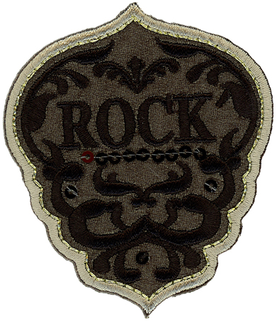 

32698/1SB Термоаппликация HKM Rock, Коричневый