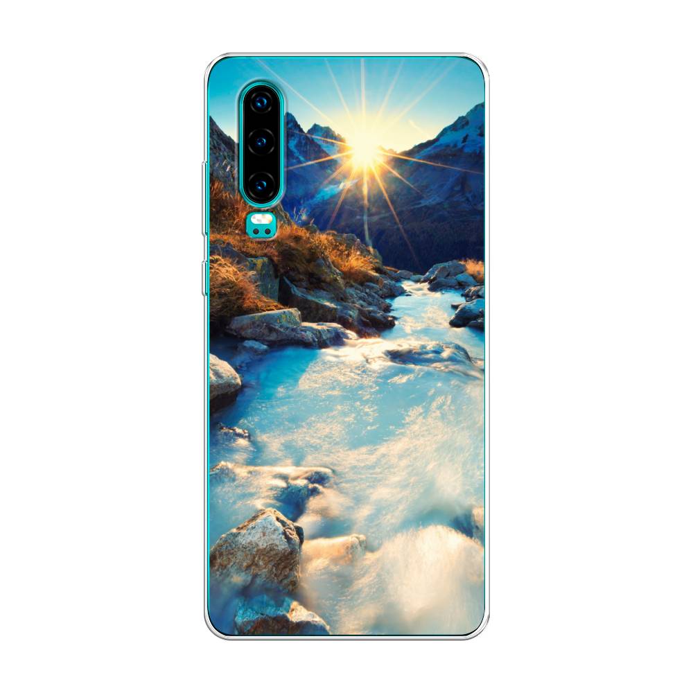 

Чехол Awog на Huawei P30 "Восход 7", Коричневый;белый;голубой, 68550-4