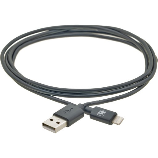 Кабель Kramer C-UA/LTN/BK-3 0.9m USB - Lightning 0.9 м, серый
