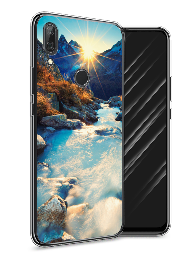 

Чехол Awog на Huawei P Smart Z "Восход 7", Коричневый;белый;голубой, 69450-4