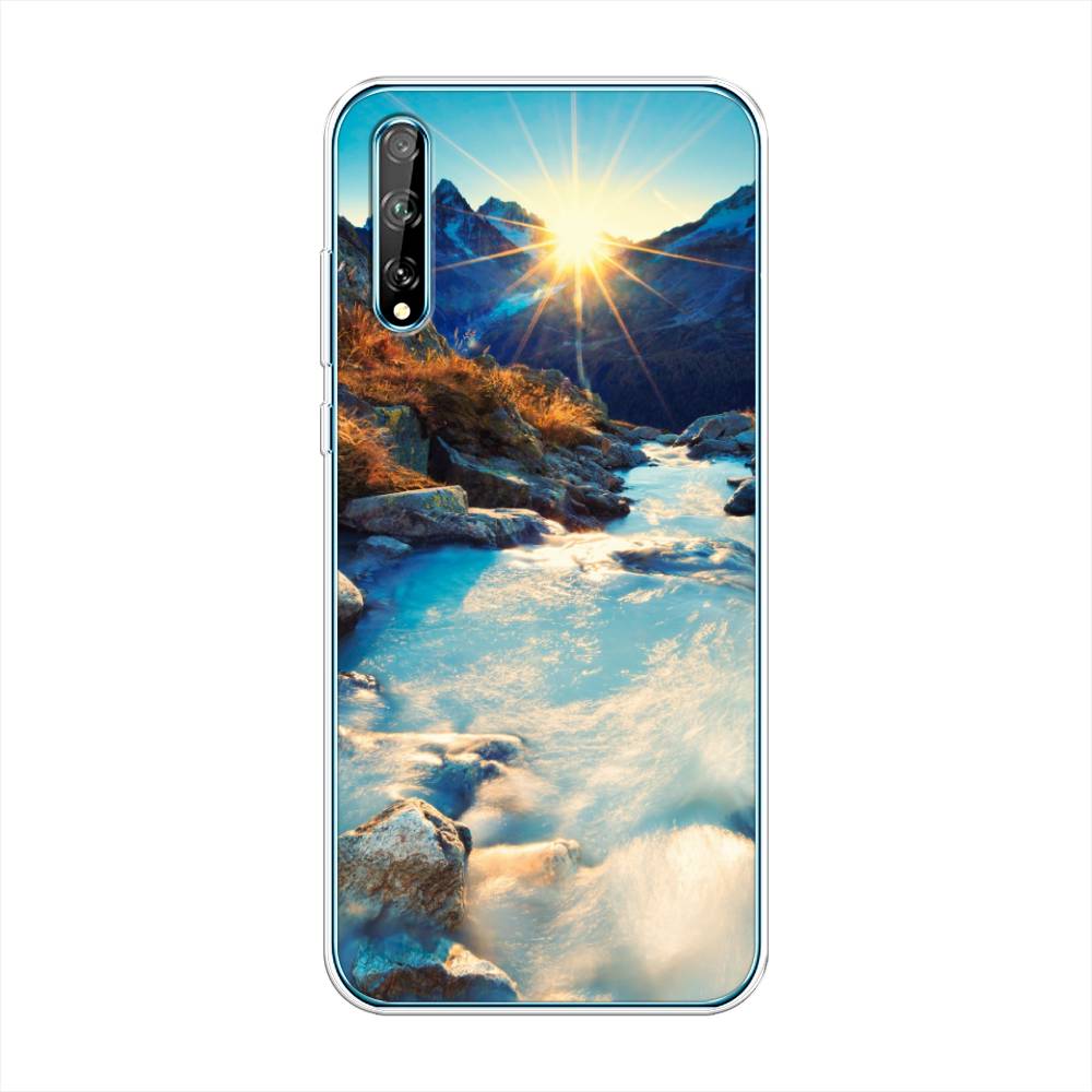 

Чехол Awog на Huawei P Smart S "Восход 7", Коричневый;белый;голубой, 6103550-4