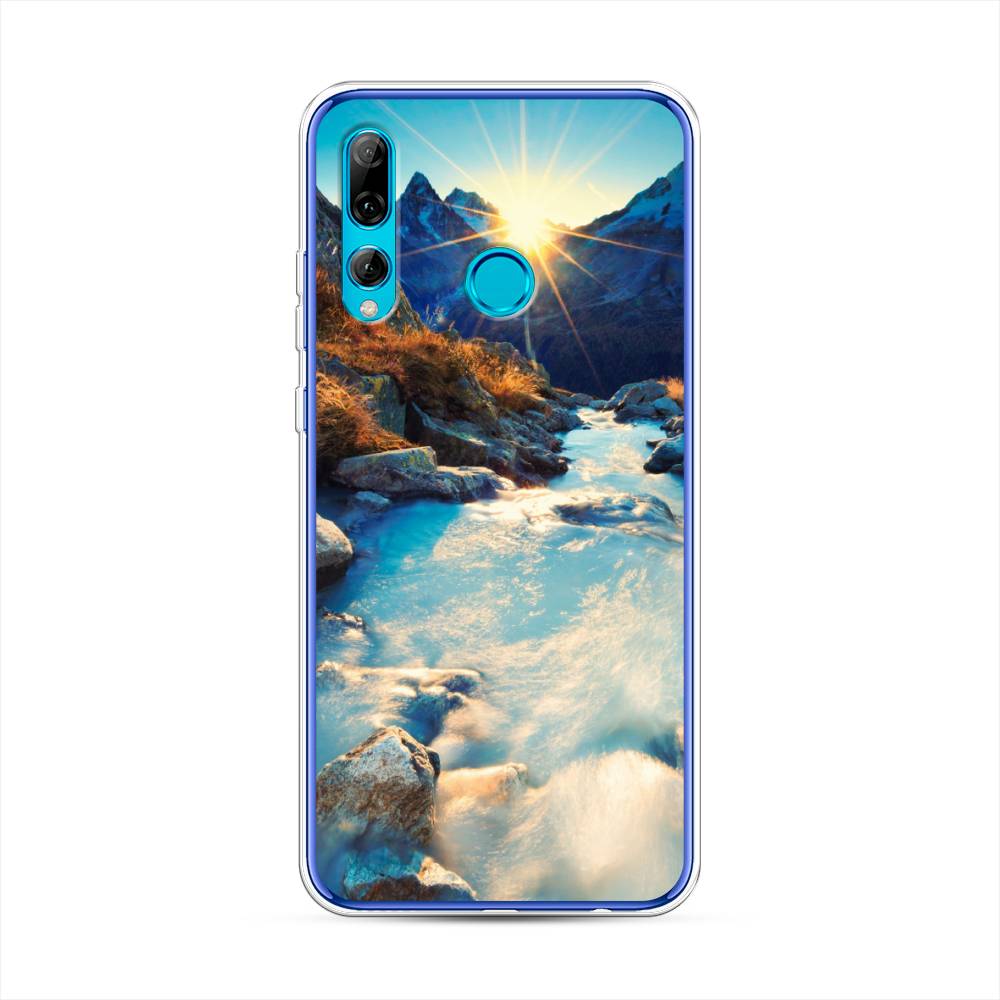 

Чехол Awog на Huawei P Smart Plus 2019 "Восход 7", Коричневый;белый;голубой, 69250-4
