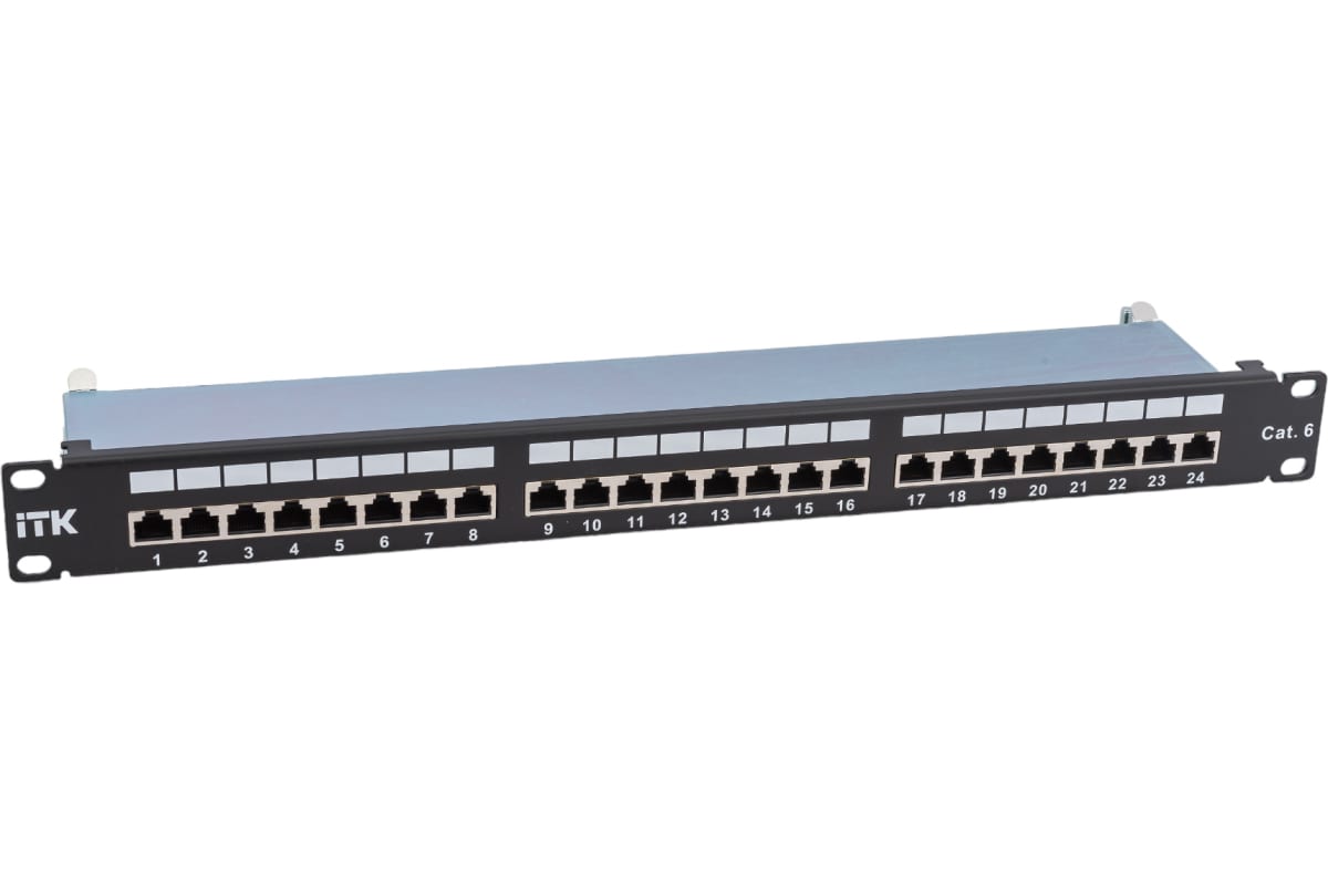 

Патч-панель IEK (PP24-1UC6S-D05), Черный