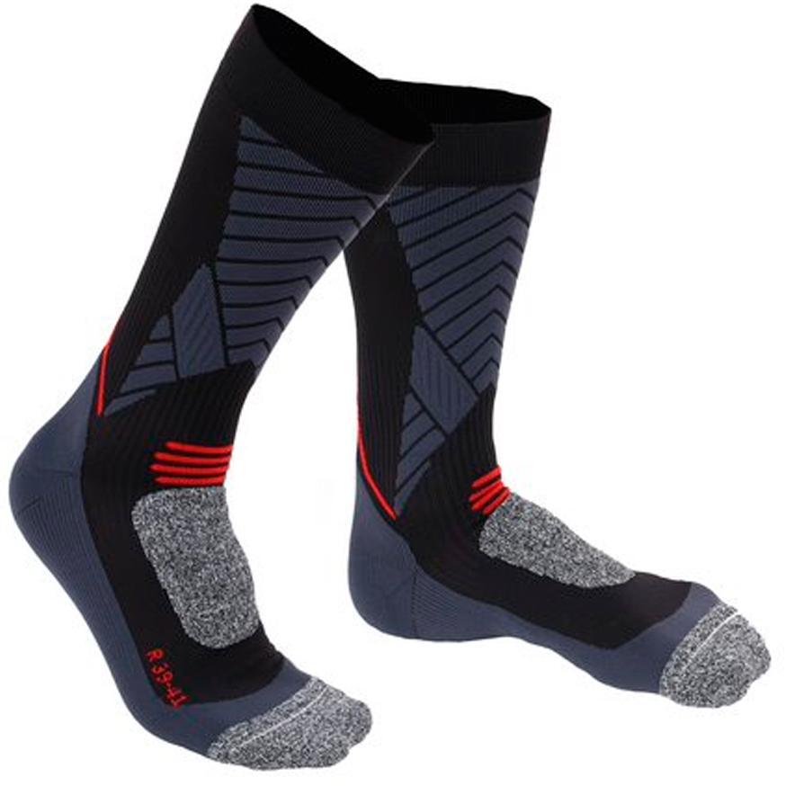 Носки SLAM Win-D Heat Ankle Socks черные; серые XL