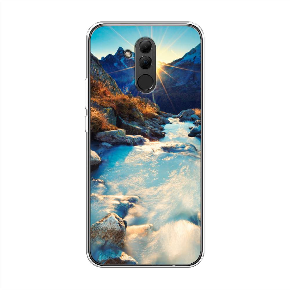 

Чехол Awog на Huawei Mate 20 Lite "Восход 7", Коричневый;белый;голубой, 66650-4