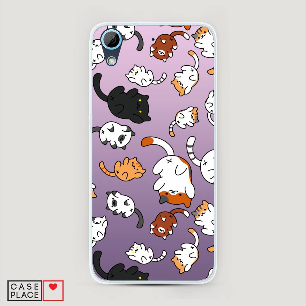 

Чехол Awog на HTC Desire 626 / Эйчтиси Дизайр 626 "Котопад", Разноцветный, 101350-7