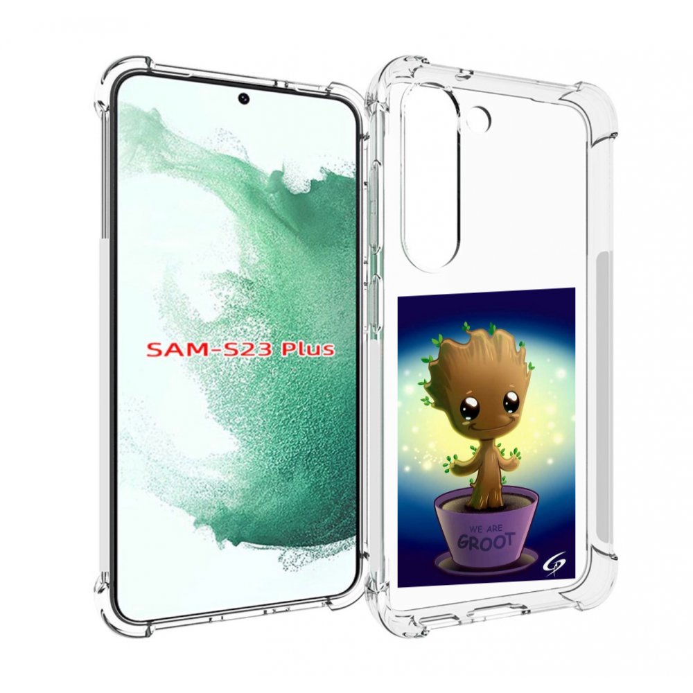 

Чехол MyPads Грут для Samsung Galaxy S23 Plus +, Прозрачный, Tocco