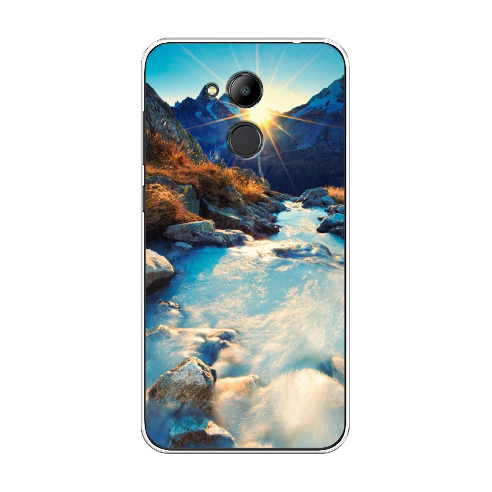 

Чехол Awog на Honor 6C Pro "Восход 7", Коричневый;белый;голубой, 63850-4