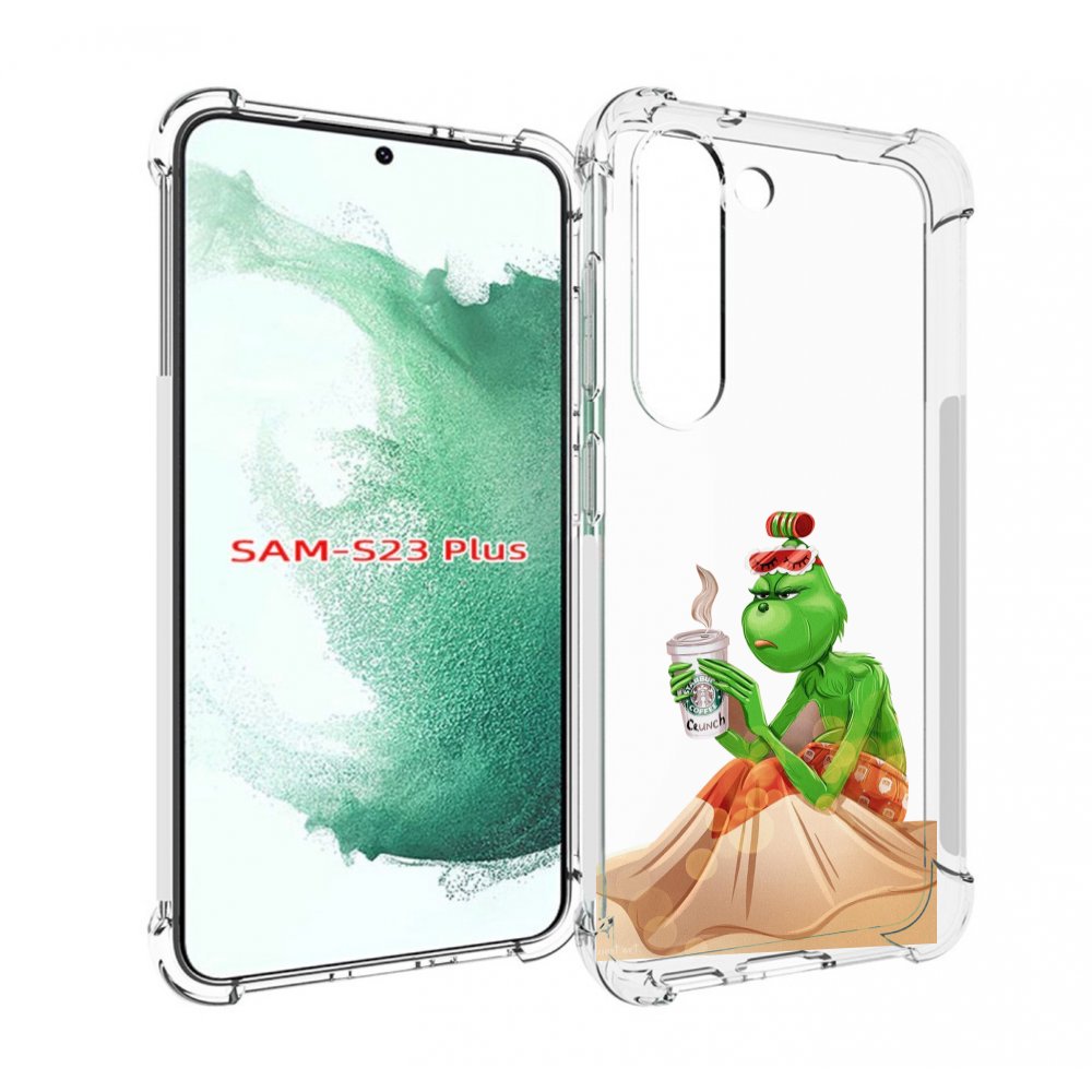 

Чехол MyPads Гринч-в-платье для Samsung Galaxy S23 Plus +, Прозрачный, Tocco