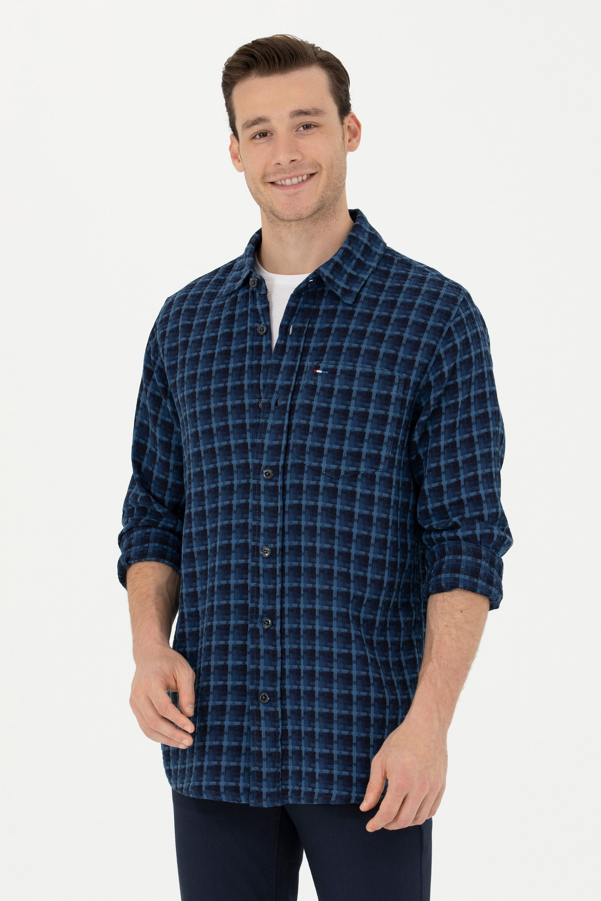 

Джинсовая куртка мужская U.S. POLO Assn. G081SZ0770LUIZ синяя S, Синий, G081SZ0770LUIZ