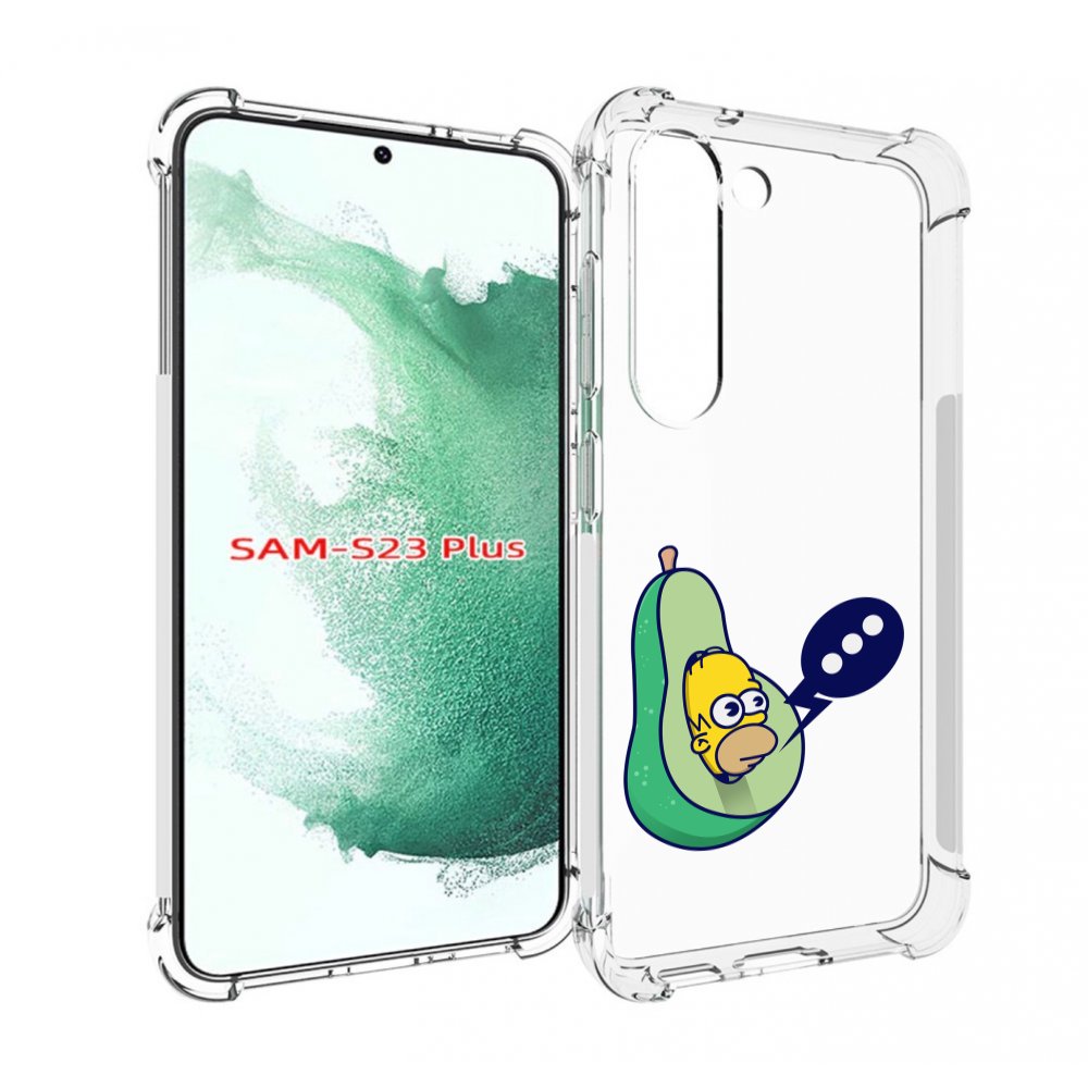 

Чехол MyPads Гомер-авокадо для Samsung Galaxy S23 Plus +, Прозрачный, Tocco