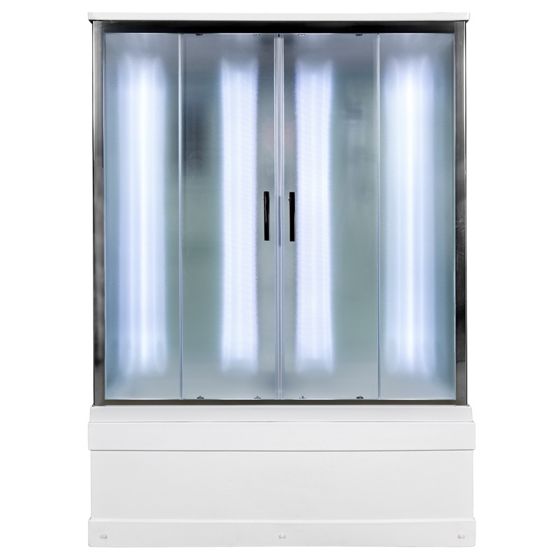 

Душевая кабина Deto Em EM4517 LED гм 170 x 85 см, с крышей, с Led подсветкой, с гидромасса