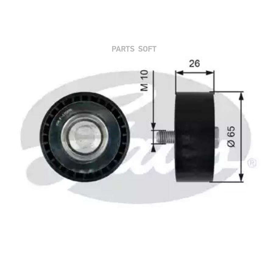 

GATES Ролик ручейкового ремня GATES T36760