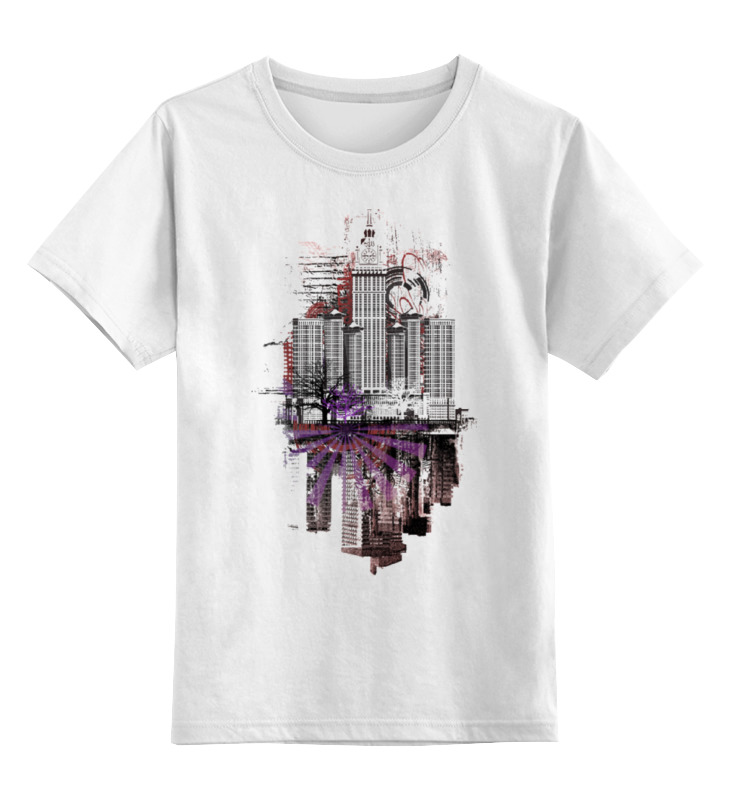 

Детская футболка Printio City art цв.белый р.116, 0000000751334