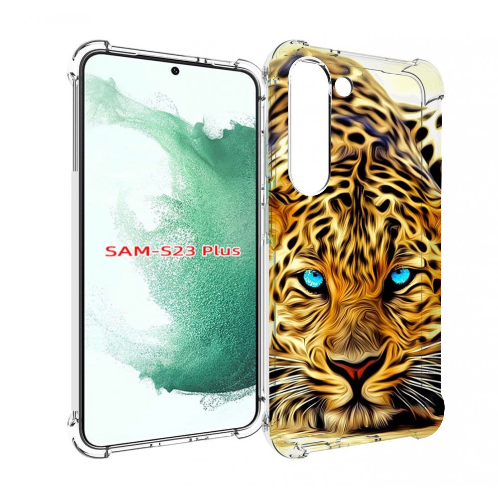 

Чехол MyPads Голубоглазый-гепард для Samsung Galaxy S23 Plus +, Прозрачный, Tocco