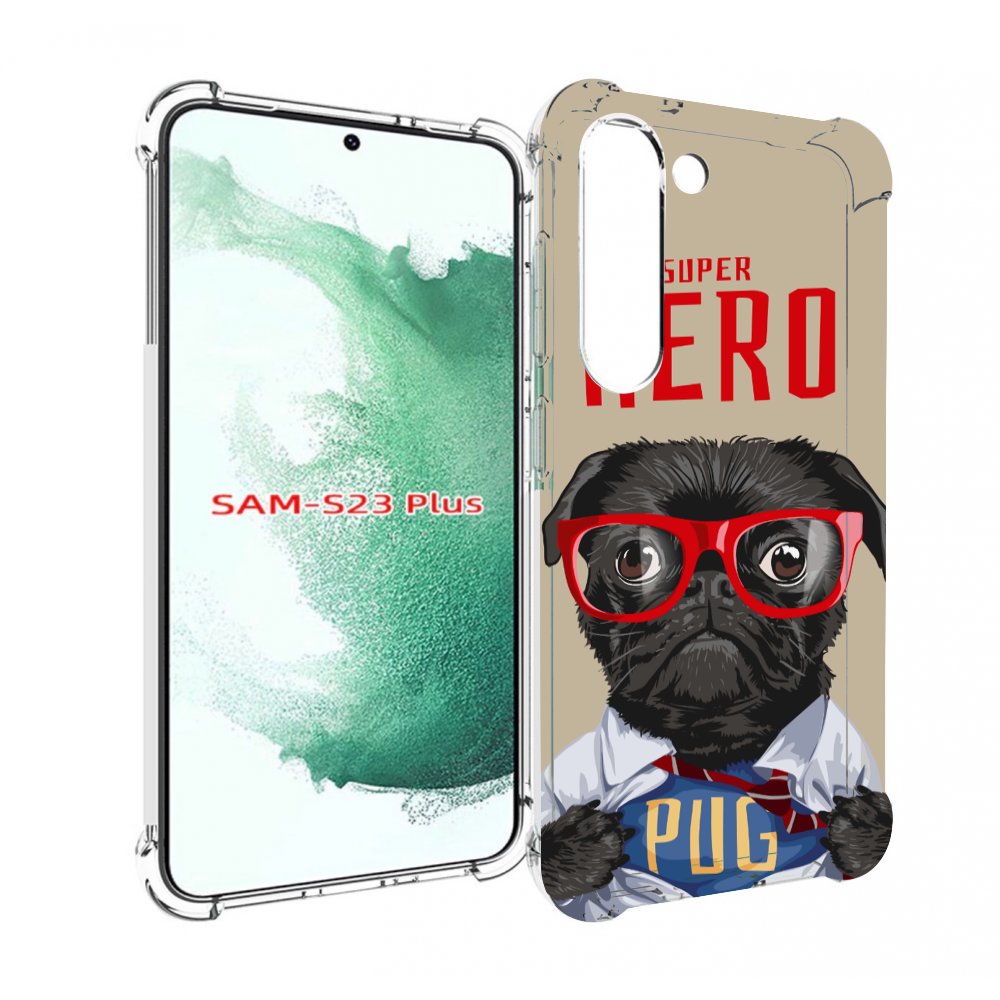 

Чехол MyPads Герой-PUG для Samsung Galaxy S23 Plus +, Прозрачный, Tocco