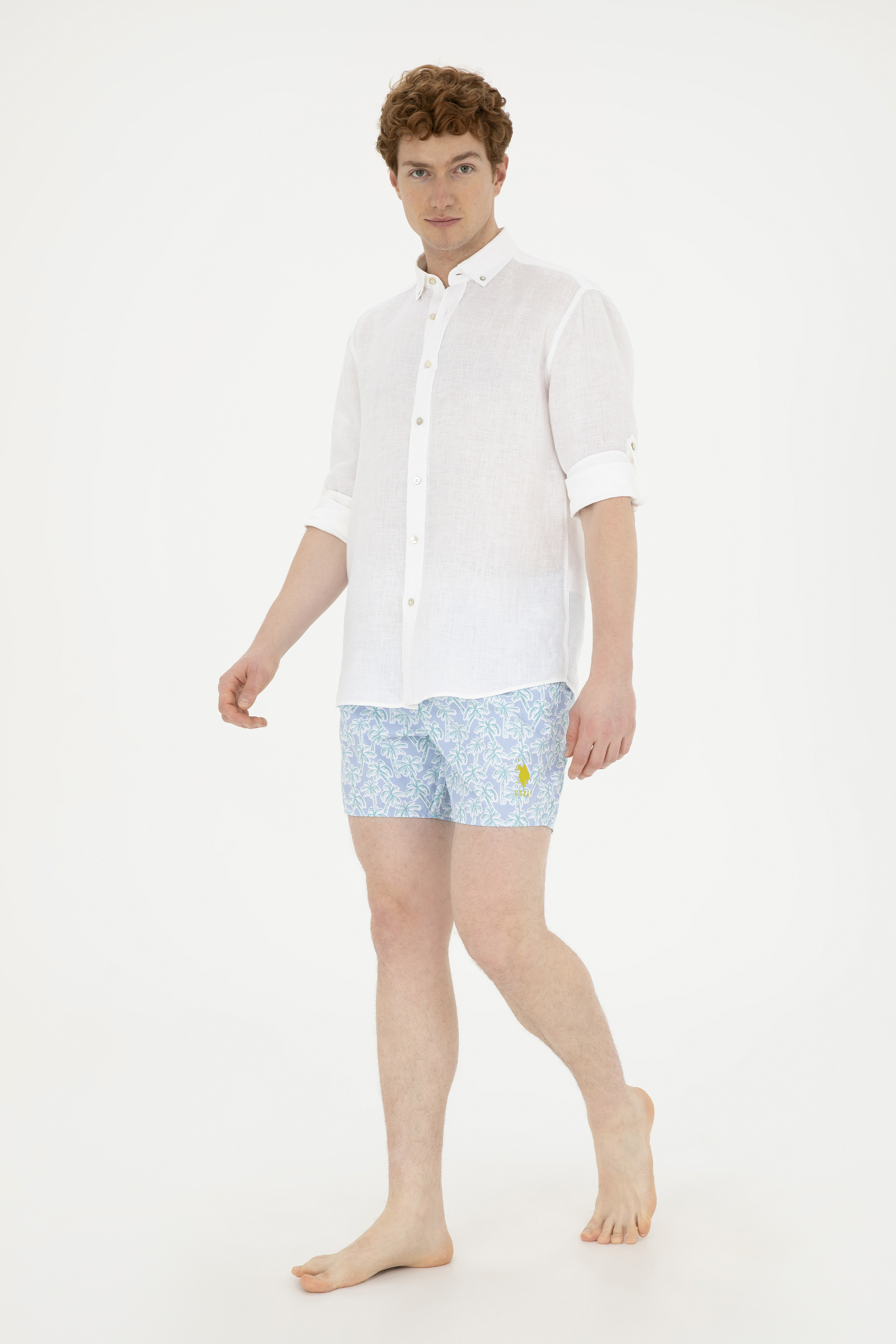 

Шорты для плавания мужские US Polo Assn G081SZ0660RANTA голубые 2XL, Голубой, G081SZ0660RANTA